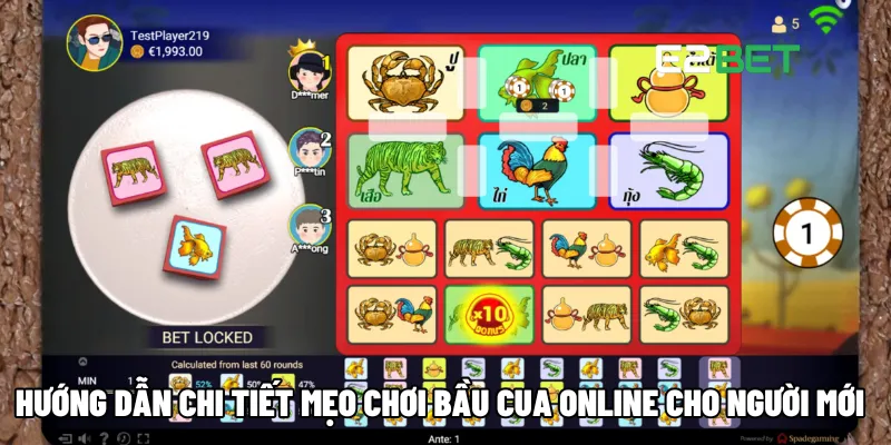 Mẹo Chơi Bầu Cua Online: Chiến Thuật Vàng Cho Người Chơi Mới Tại E2BET 3 Hướng dẫn chi tiết mẹo chơi bầu cua online cho người mới